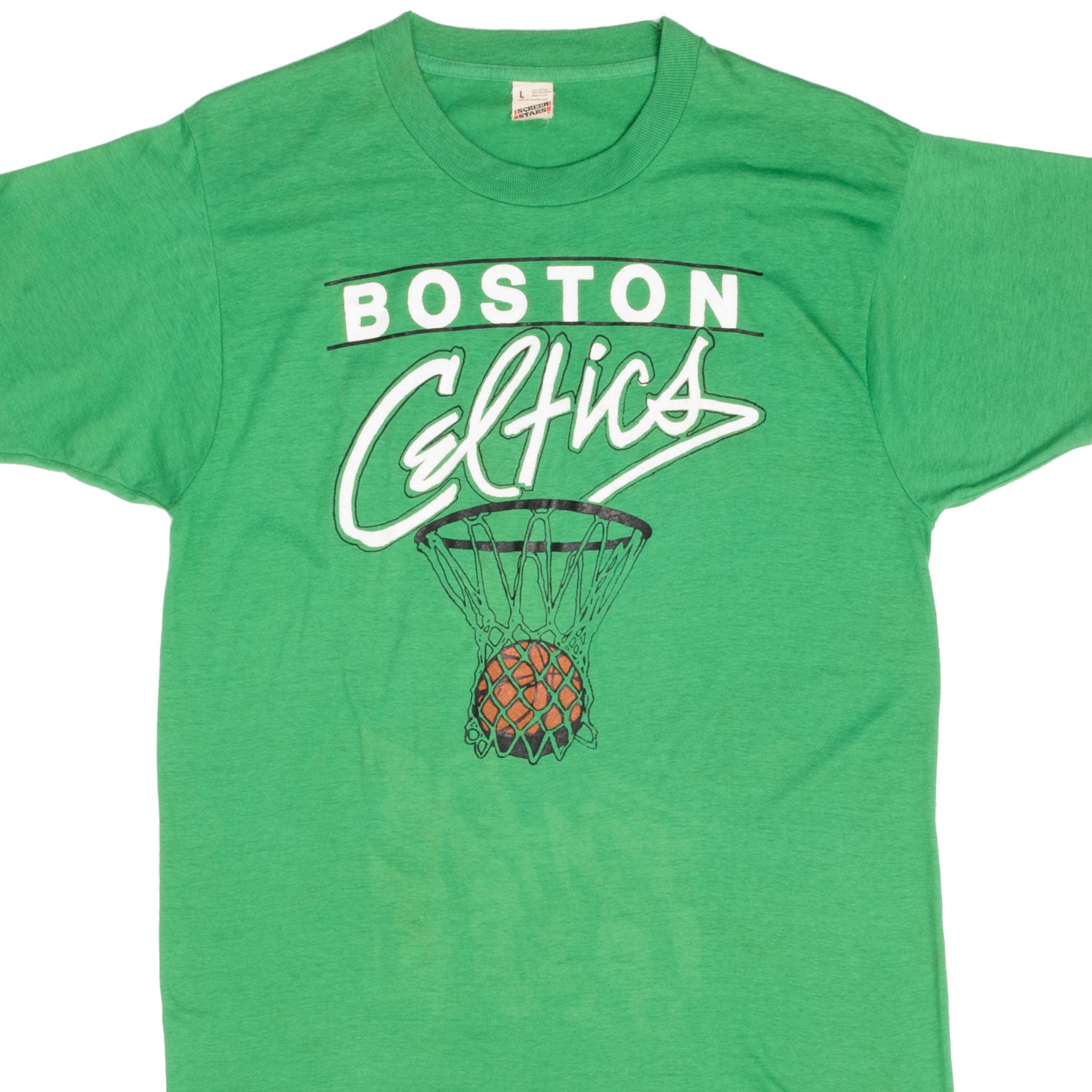 VINTAGE NBA BOSTON CELTICS 1980S TEE SHIRT SIZE SMALL MADE IN USA