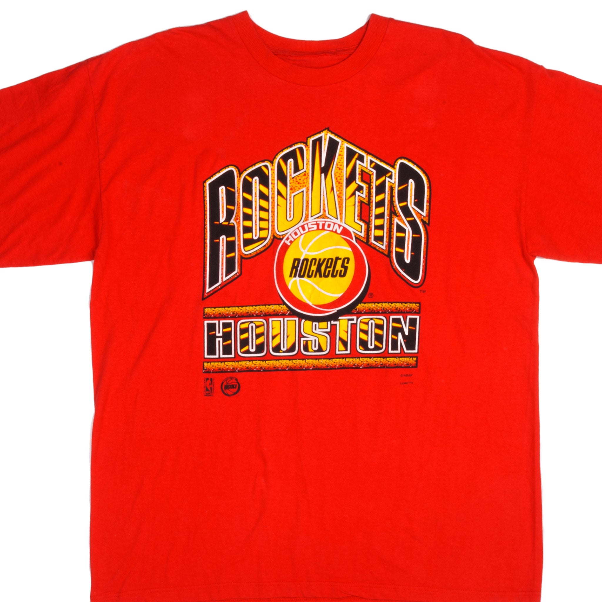 VINTAGE NBA HOUSTON ROCKETS TEE SHIRT LATE 80S EARLY 90S SIZE XL