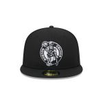 BOSTON CELTICS SIDEPATCH EASTERN CONFERENCE 59FIFTY FITTED HAT - BLACK/ WHITE