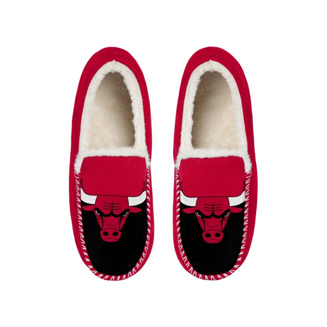 CHICAGO BULLS MEN'S COLOR BLOCK MOCCASINS