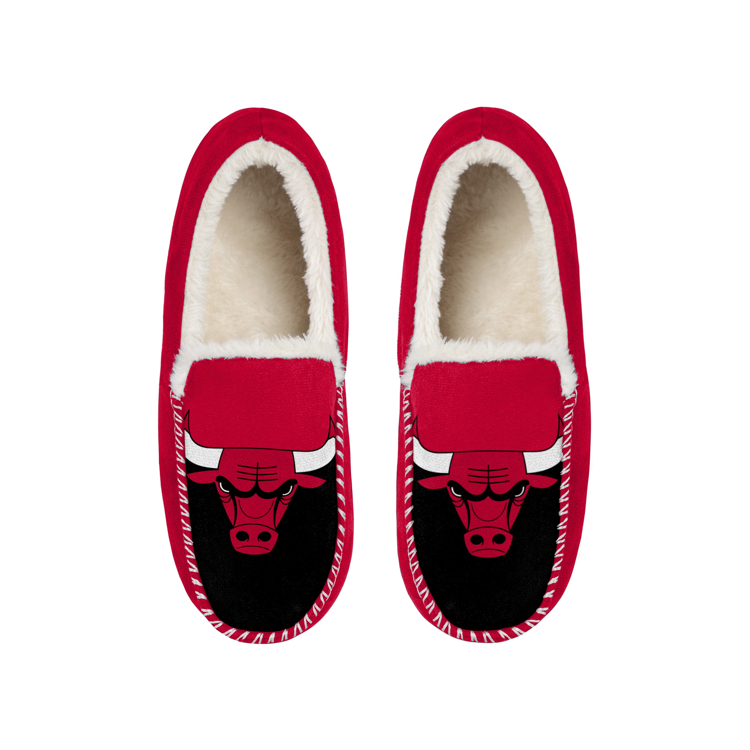 CHICAGO BULLS MEN'S COLOR BLOCK MOCCASINS