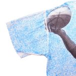 VINTAGE NBA ALL OVER PRINT MAGIC JOHNSON LOS ANGELES LAKERS TEE SHIRT 1990S  XL