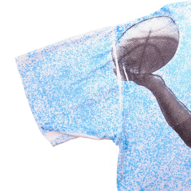 VINTAGE NBA ALL OVER PRINT MAGIC JOHNSON LOS ANGELES LAKERS TEE SHIRT 1990S  XL