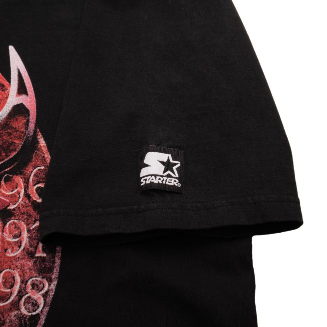 VINTAGE STARTER NBA CHICAGO BULLS CHAMPION TEE SHIRT 1998 SIZE XL