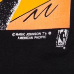 VINTAGE NBA LA LAKERS MAGIC JOHNSON TEE SHIRT 1990S MEDIUM MADE IN USA