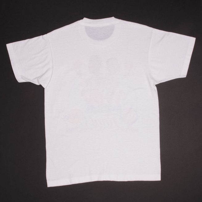 VINTAGE NBA DETROIT PISTONS VS LOS ANGELES LAKERS TEE SHIRT 1989 SIZE MEDIUM