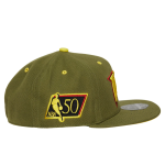 GOLDEN STATE WARRIORS HWC DUSTY OLIVE FITTED HAT