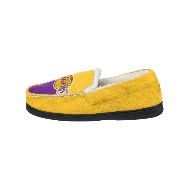 LOS ANGELES LAKERS MEN'S COLOR BLOCK MOCCASINS